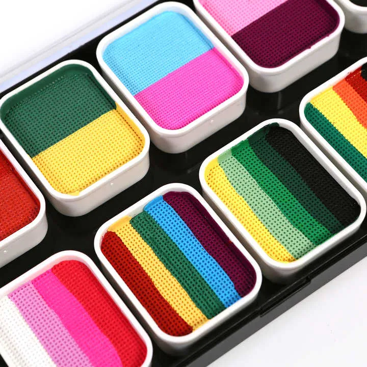 مستحضرات تجميل احترافية لطلاء الوجه للأطفال Professional face paint cosmetics for children