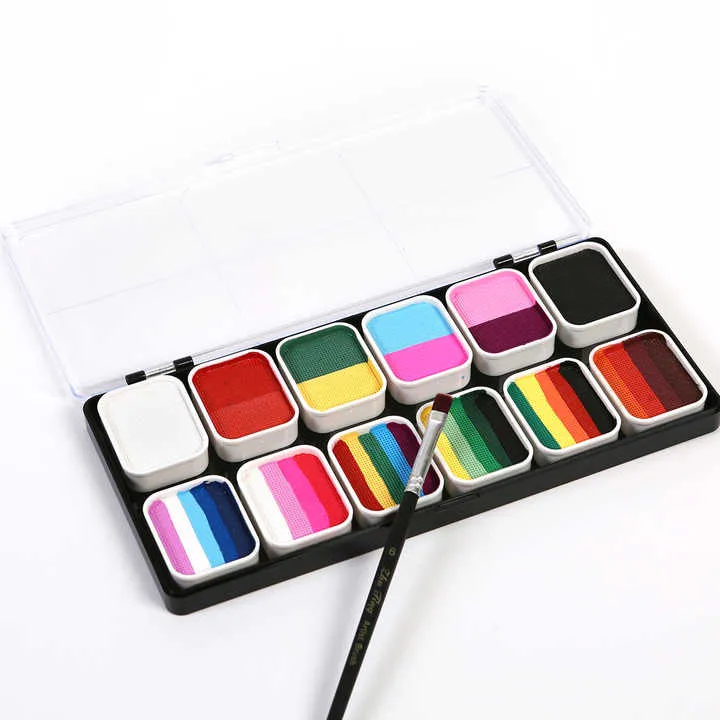 مستحضرات تجميل احترافية لطلاء الوجه للأطفال Professional face paint cosmetics for children