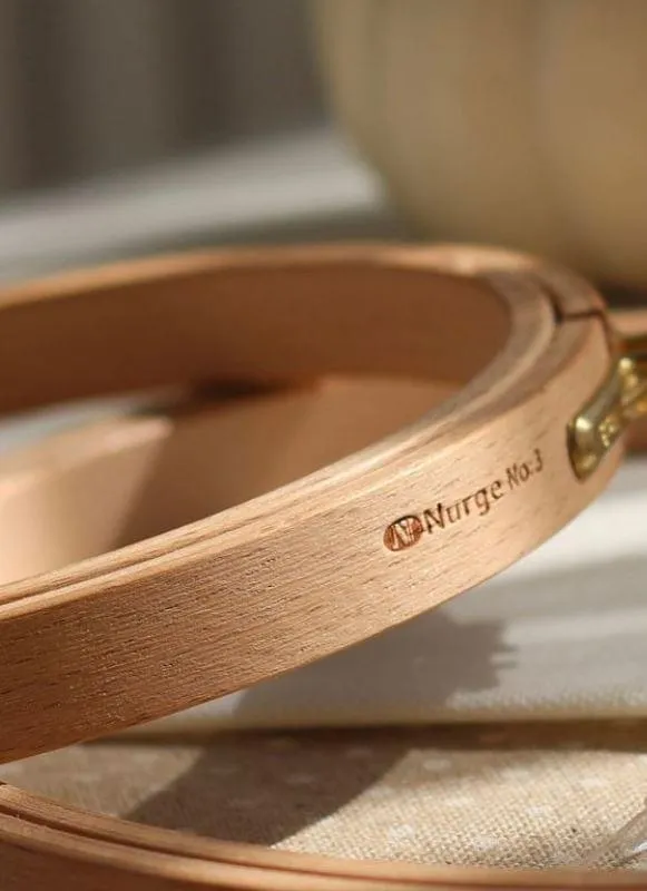 16mm Screwed Wooden Embroidery Hoop Nurge 110-4