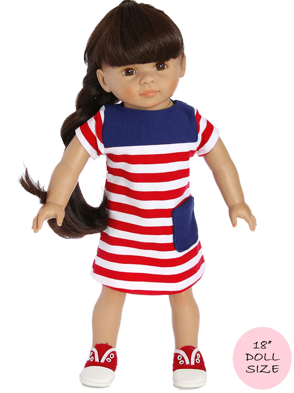 18" doll clothes patterns - CHARLOTTE (D1305)