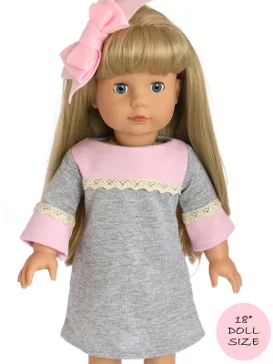 18" doll clothes patterns - CHARLOTTE (D1305)