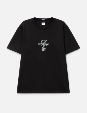 30/2 Mercerized Jersey Twisted Embroidery T-Shirt