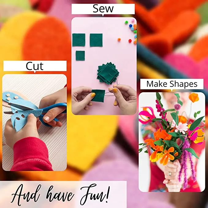 Acrylic Felt Craft Sheet Packs | Antique Gold