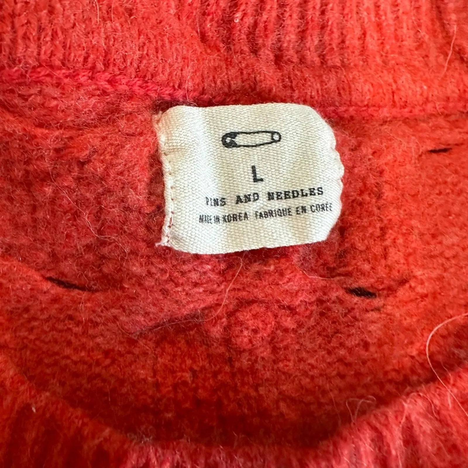 Anthropology Pins and Needles Wool Sweater