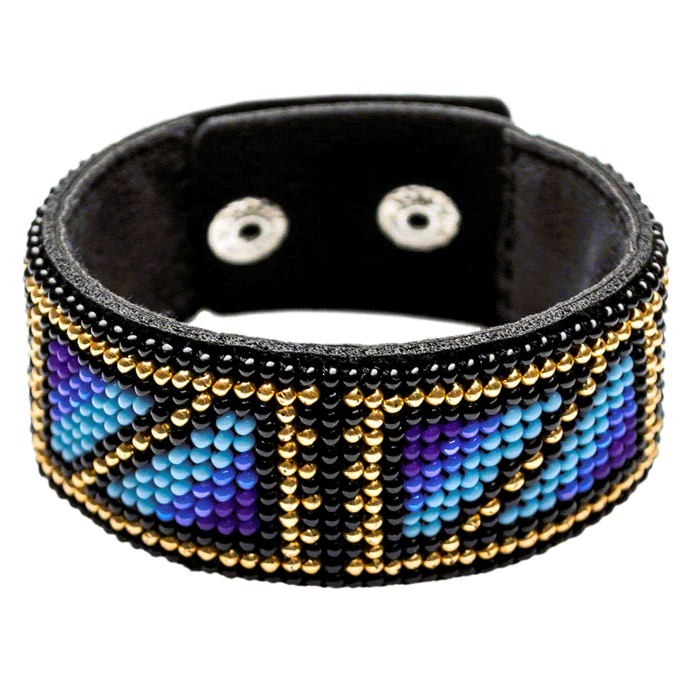 Bead embroidery kit on artificial leather FLBB-028