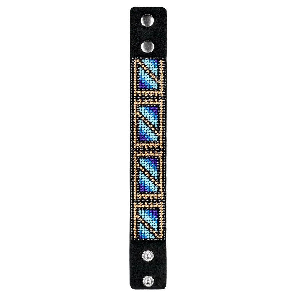 Bead embroidery kit on artificial leather FLBB-028
