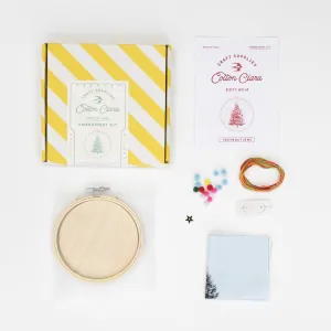 Christmas Tree Embroidery Kit (Multi Colours   Pink)