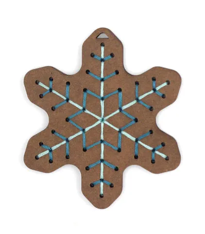 DIY Stitched Gingerbread Ornament Kits