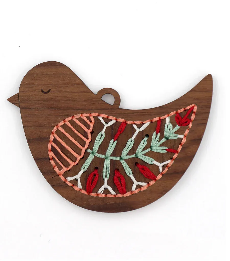 DIY Stitched Gingerbread Ornament Kits