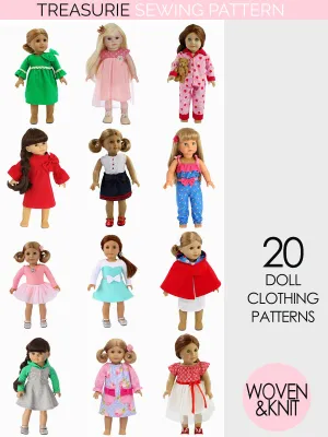 Doll Clothes Patterns BUNDLE