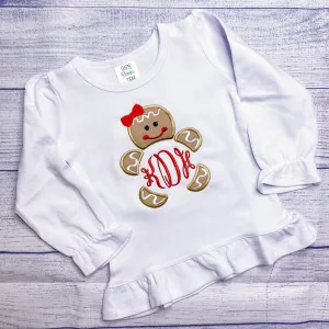 Gingerbread Girl Monogram