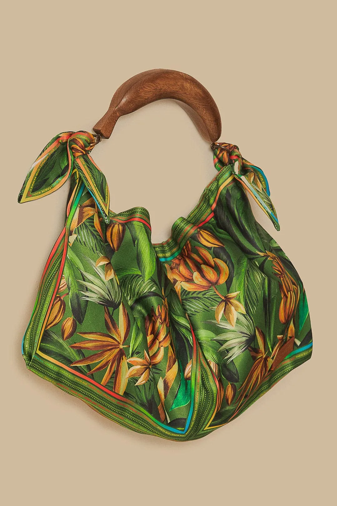 Green Bananart Scarf Mini Bag