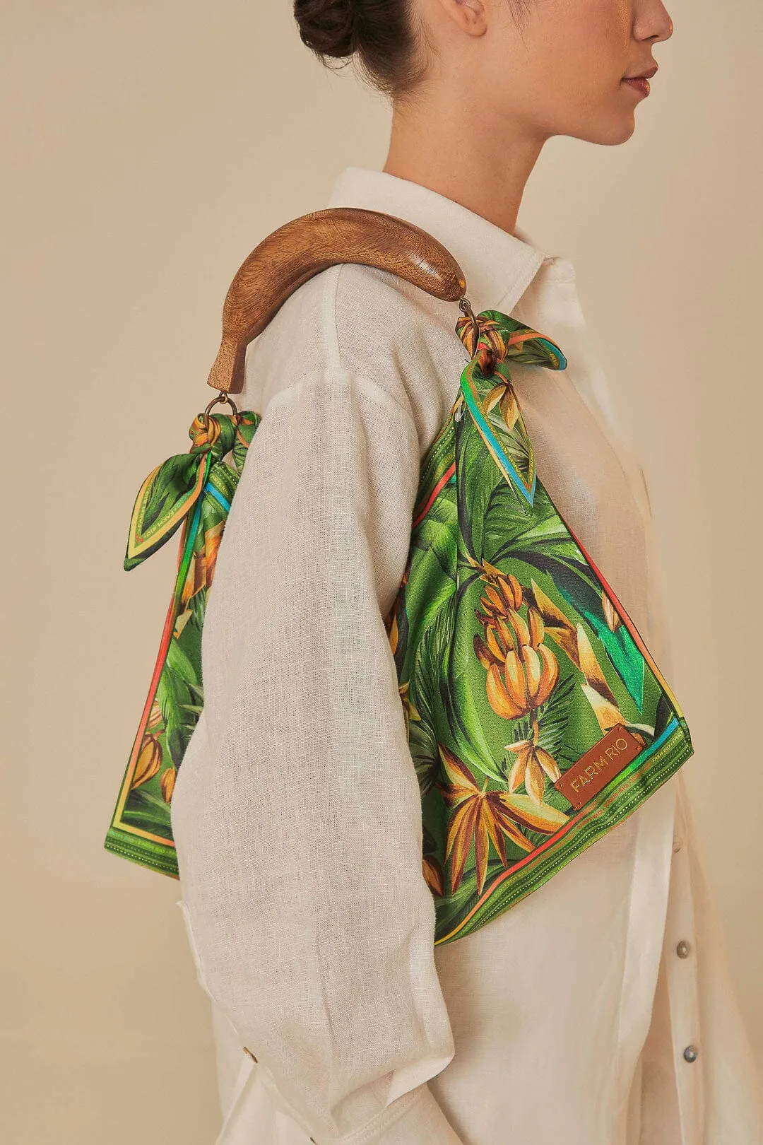Green Bananart Scarf Mini Bag
