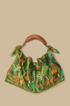 Green Bananart Scarf Mini Bag