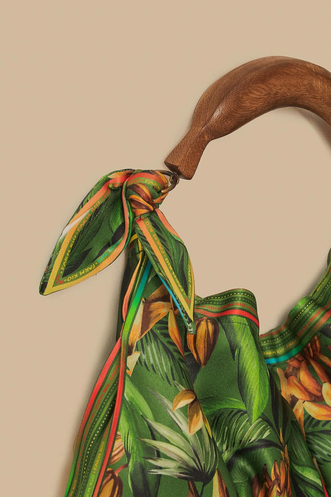 Green Bananart Scarf Mini Bag