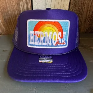 Hermosa Beach 72 & SUNNY High Crown Trucker Hat - Purple