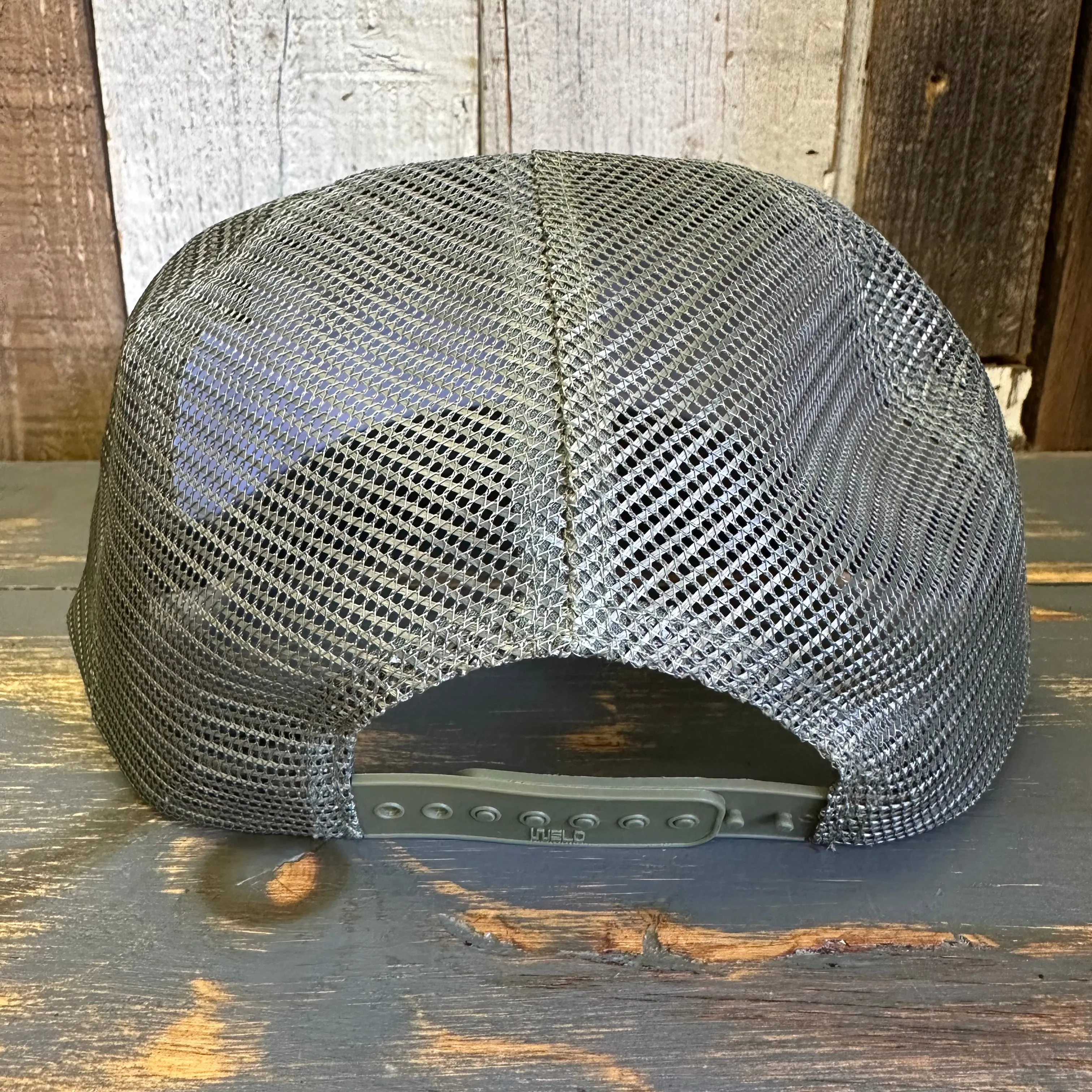 Hermosa Beach AS REAL AS THE STREETS Brushed Rope Trucker Hat - Cactus Green