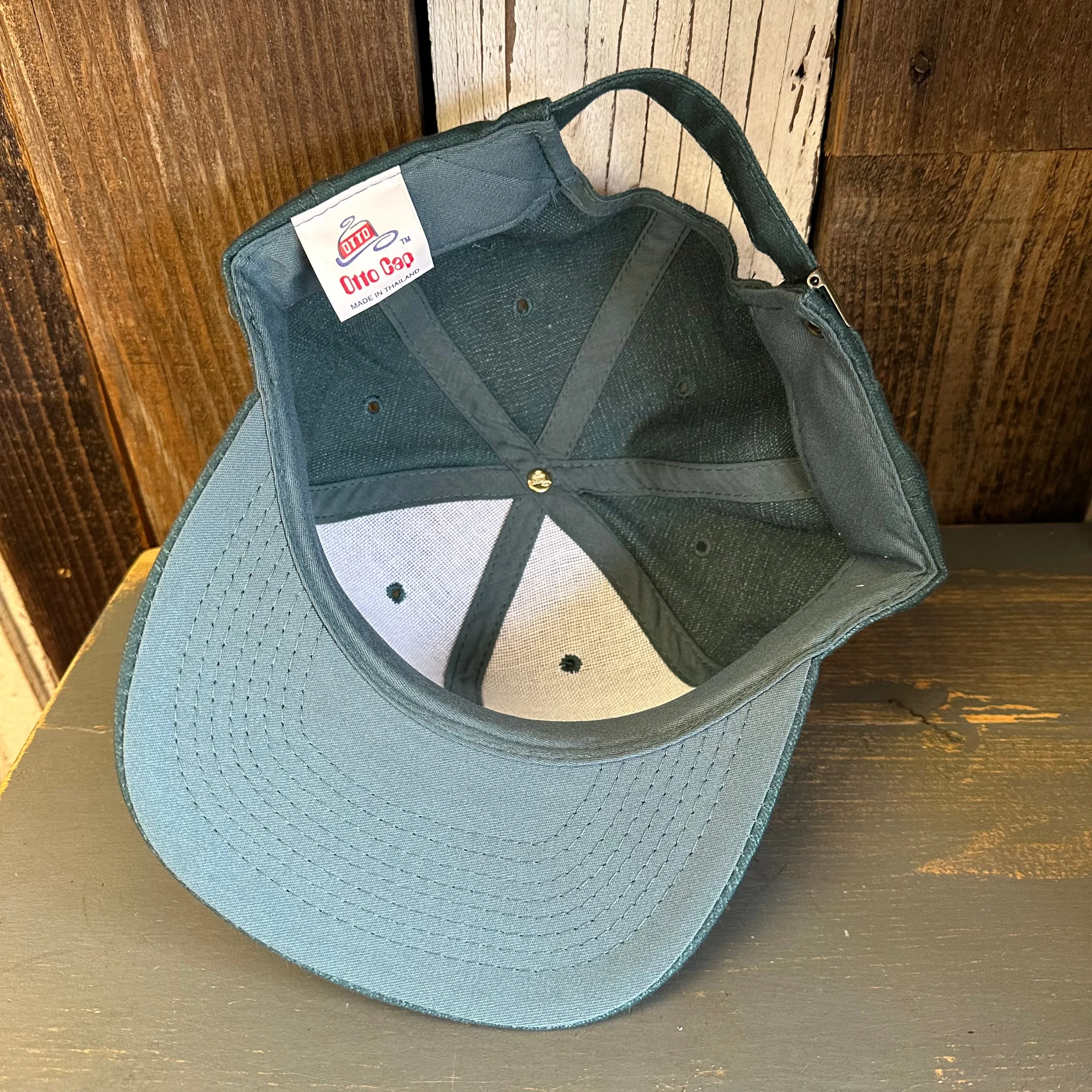 Hermosa Beach BLUE SUPREME HERMOSA - 6 Panel Mid Profile Baseball Cap - Dark Green
