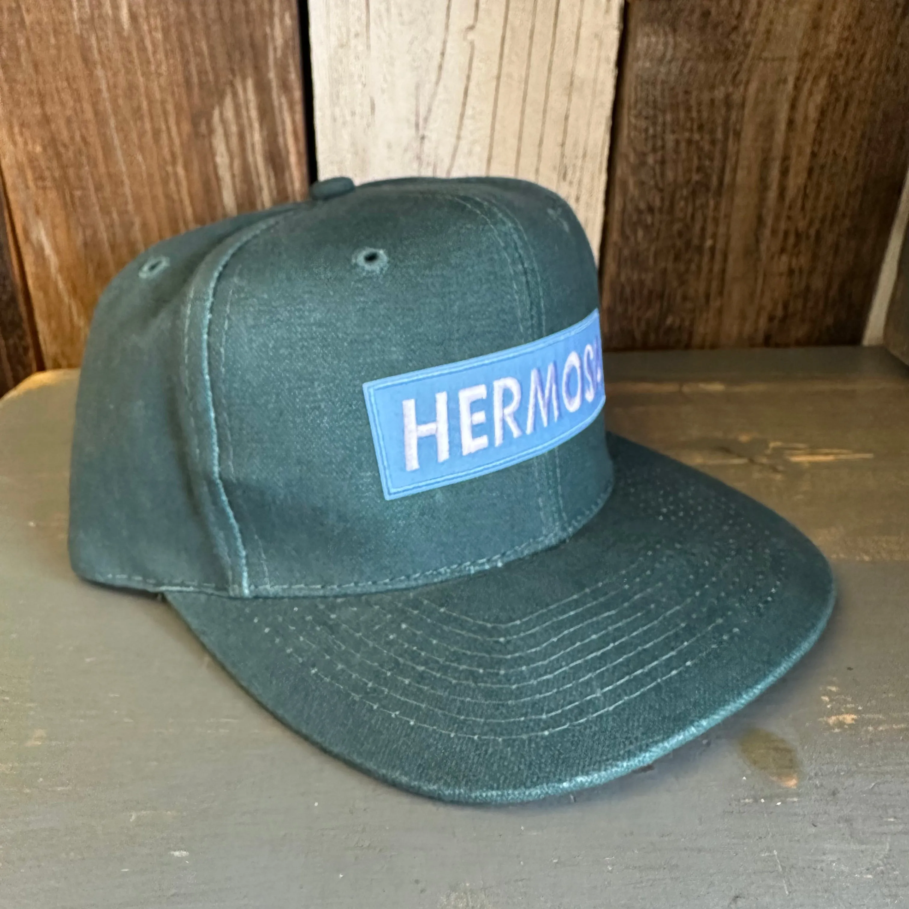 Hermosa Beach BLUE SUPREME HERMOSA - 6 Panel Mid Profile Baseball Cap - Dark Green