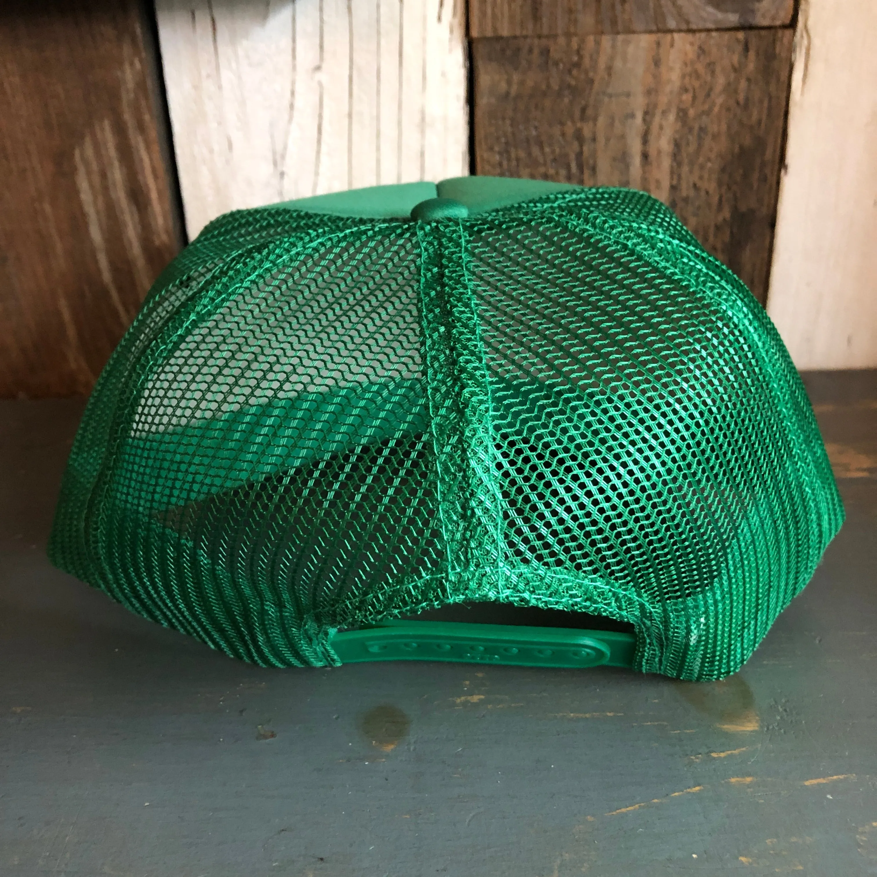 Hermosa Beach HERMOSA AVE High Crown Trucker Hat - Kelly Green