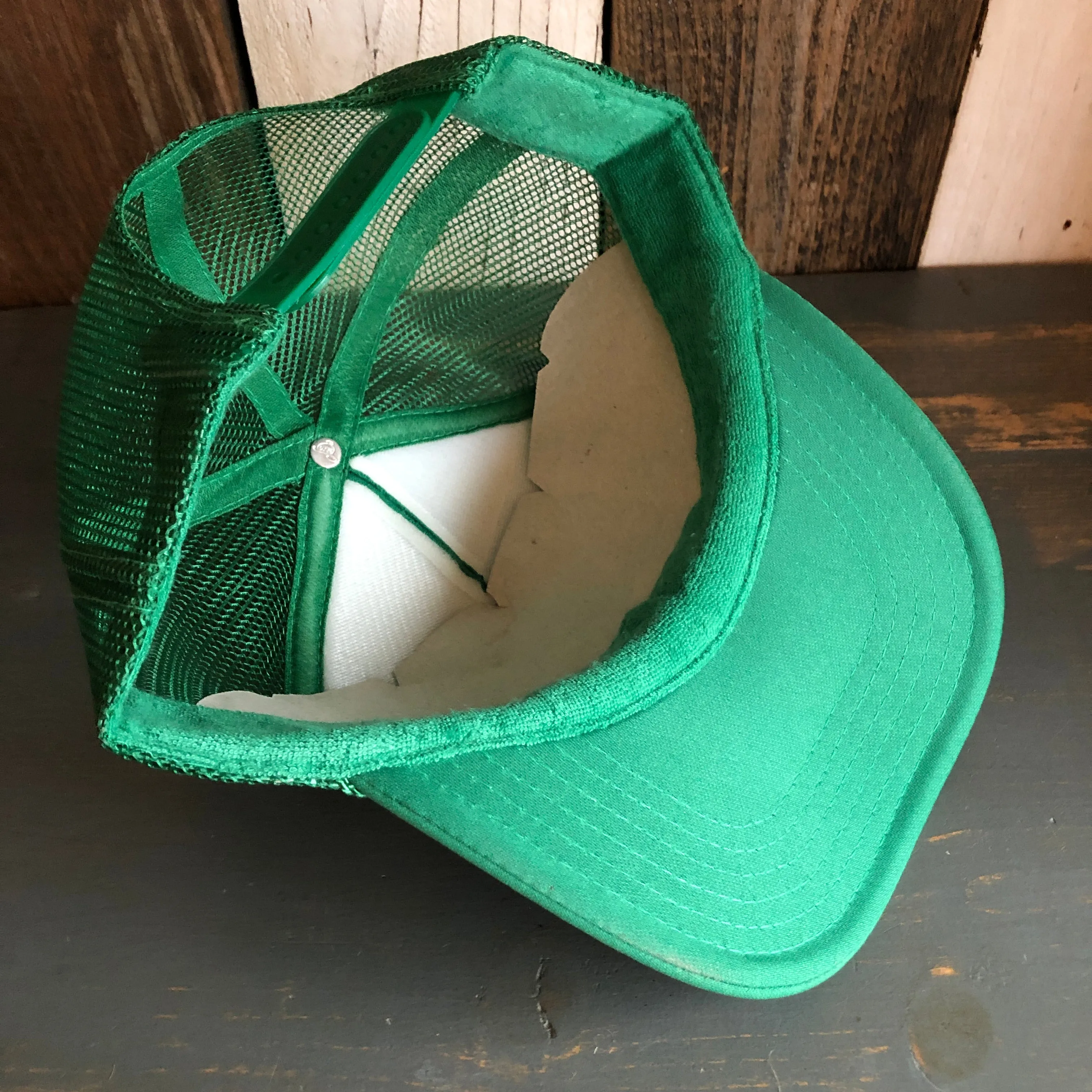 Hermosa Beach HERMOSA AVE High Crown Trucker Hat - Kelly Green