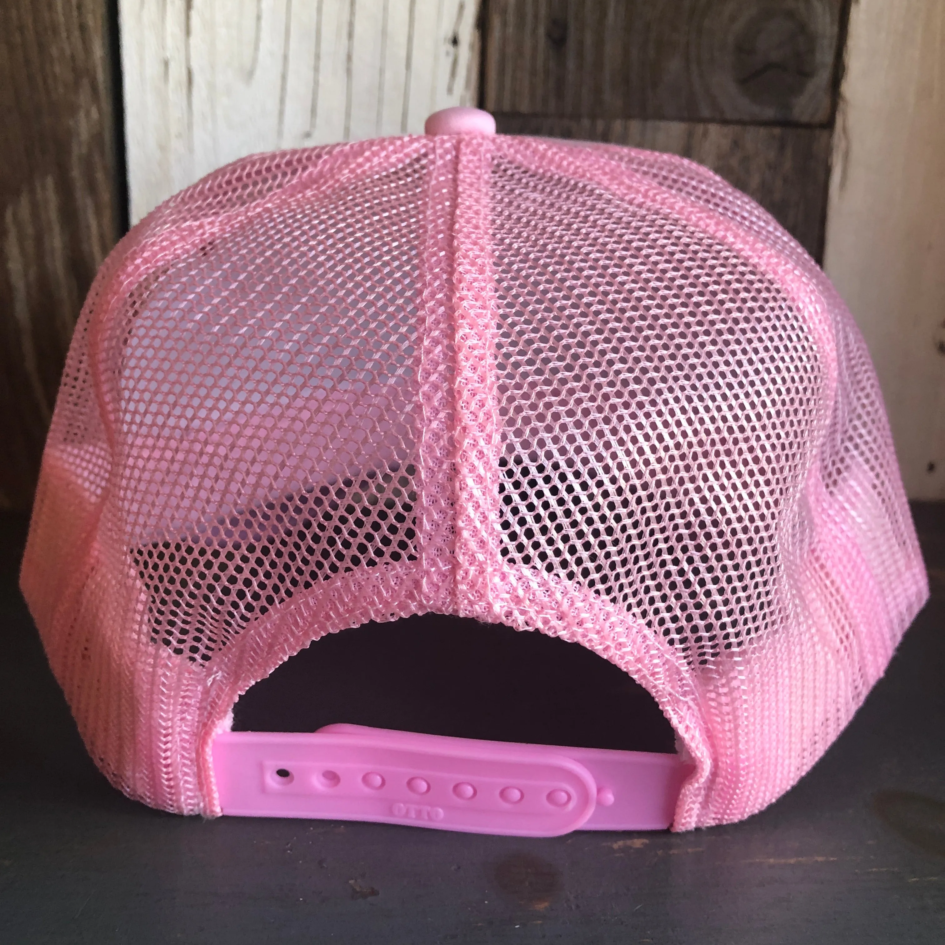 Hermosa Beach HERMOSA AVE High Crown Trucker Hat - Pink