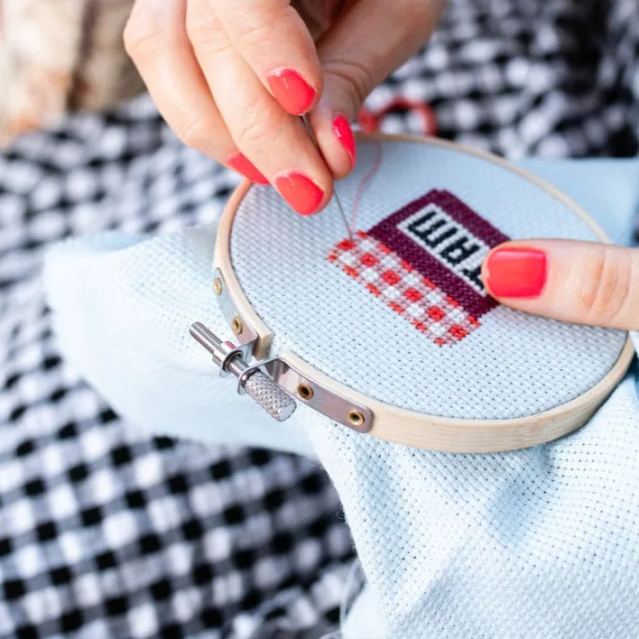 Jam Jar Mini Cross Stitch Kit
