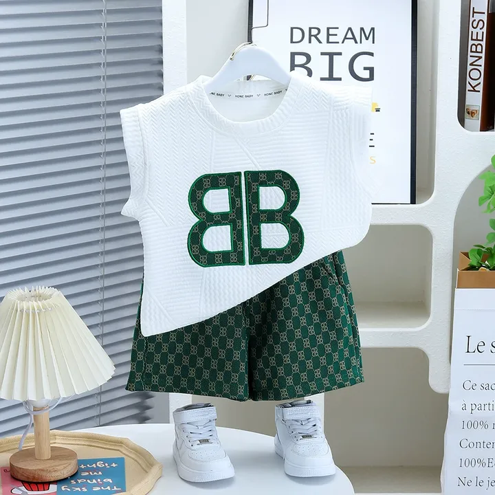 Kids Fashion Embroidery Boys -طقم سترة للأطفال