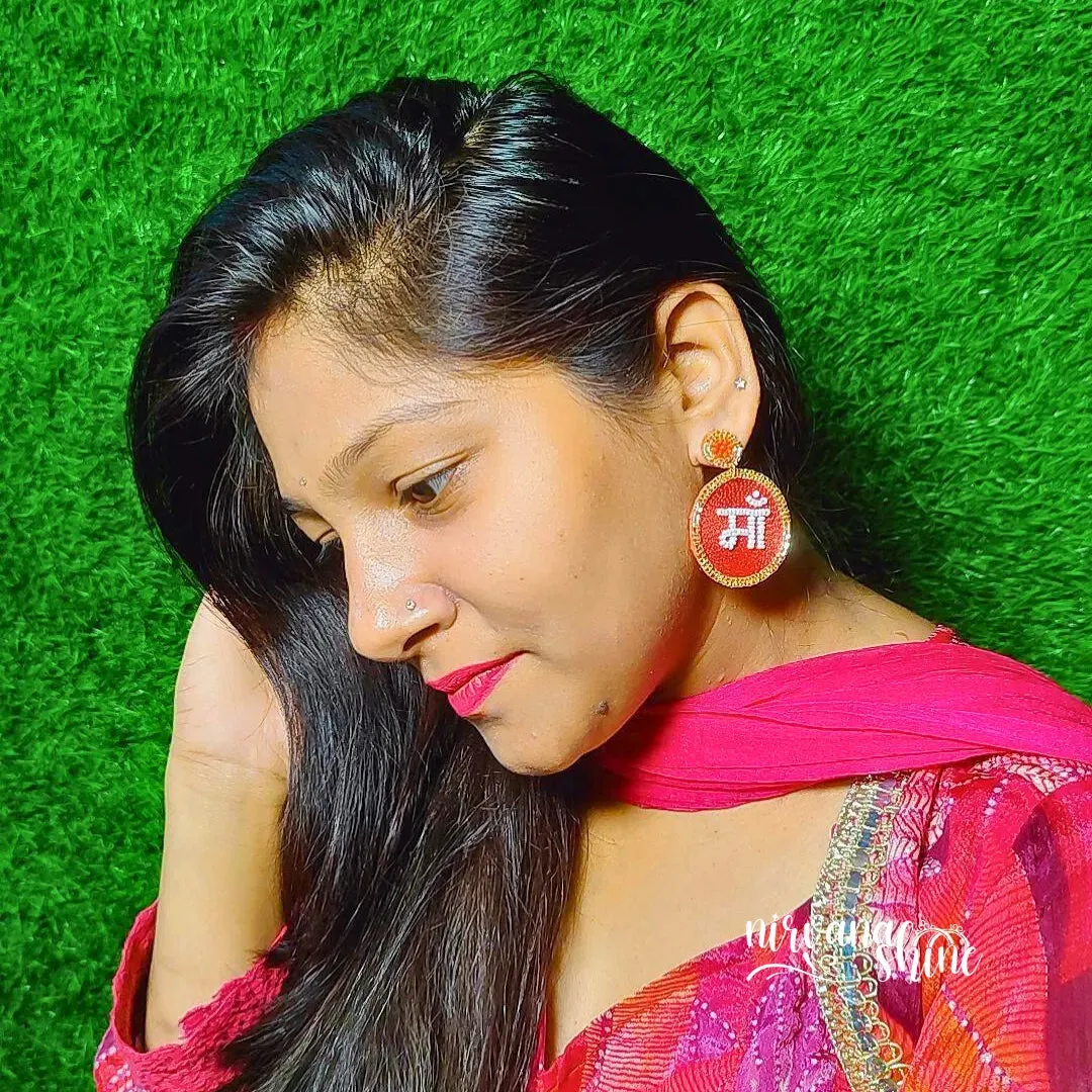Maa Ka Ashirwad Handmade Earrings