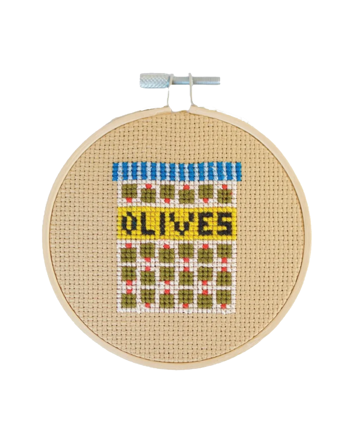 Olives Mini Cross Stitch Kit