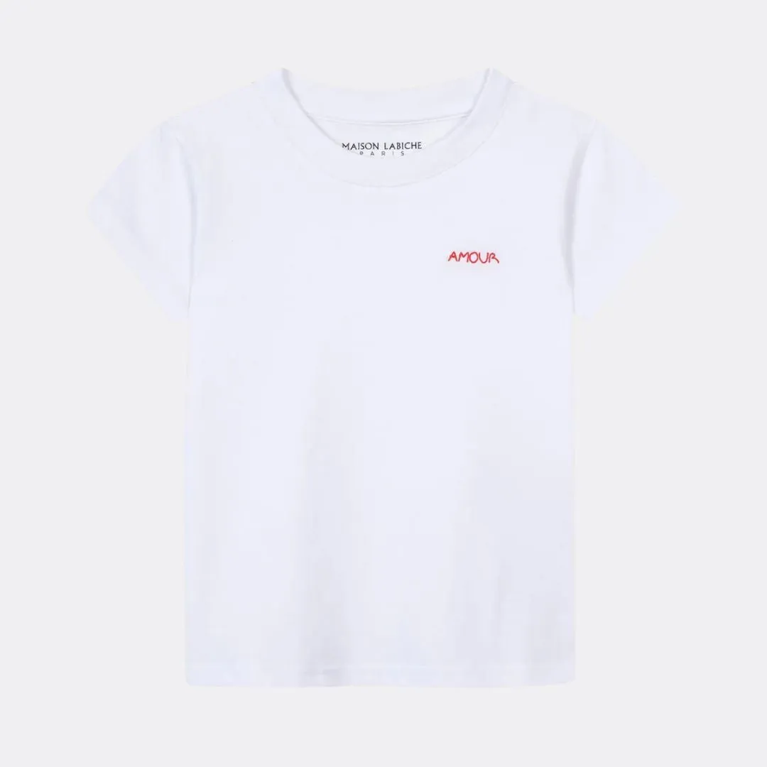 "Amour" Léon T-Shirt (White)