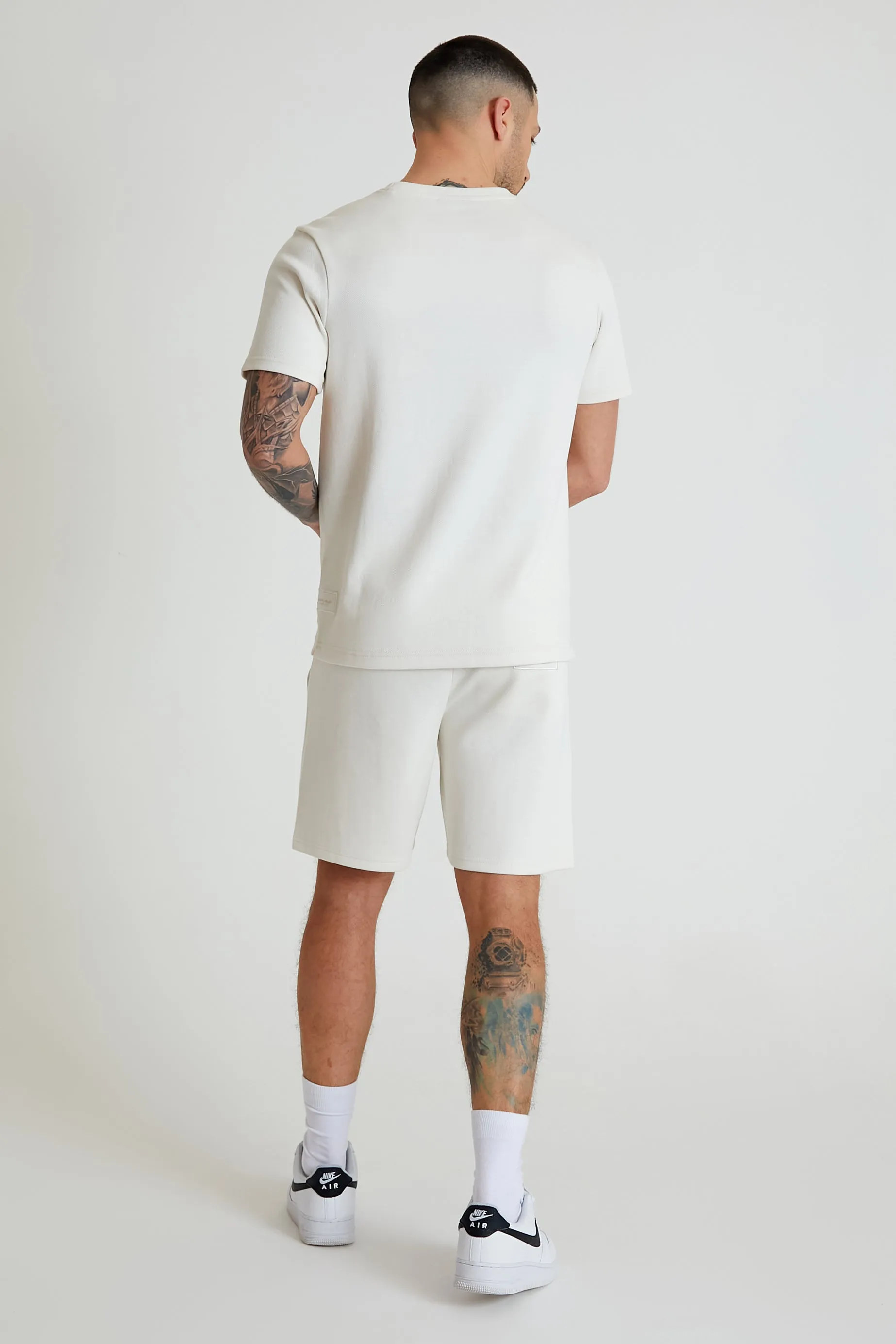 Ranger Pique crew neck Dove