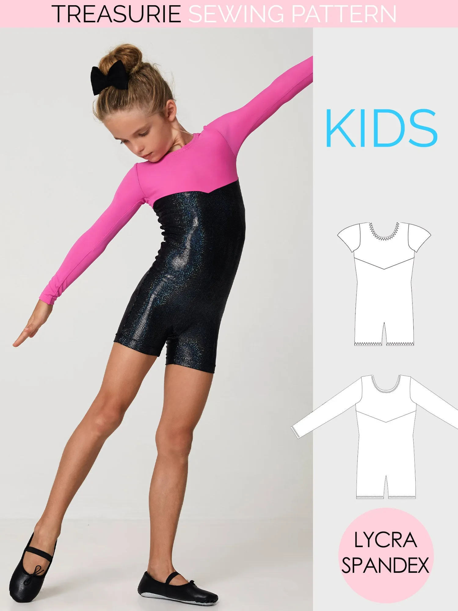 Unitard Patterns - Girls UNITARD#1 (LU01)