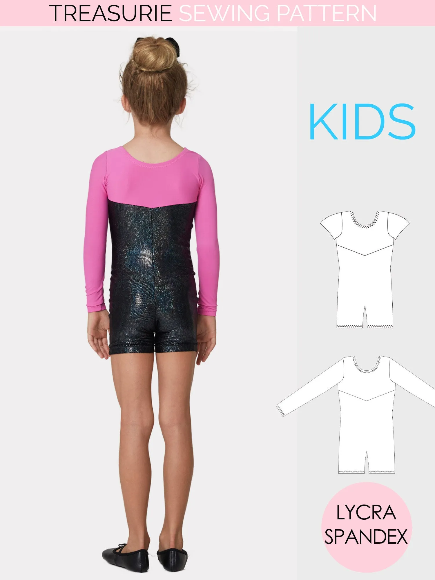 Unitard Patterns - Girls UNITARD#1 (LU01)