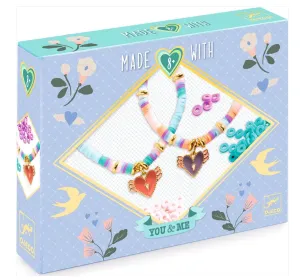 You & Me Bead Jewelry Kit - Heart Heishi