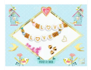 You & Me Bead Jewelry Kit - Love Letters