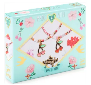 You & Me Bead Jewelry Kit - Tila and Cherries