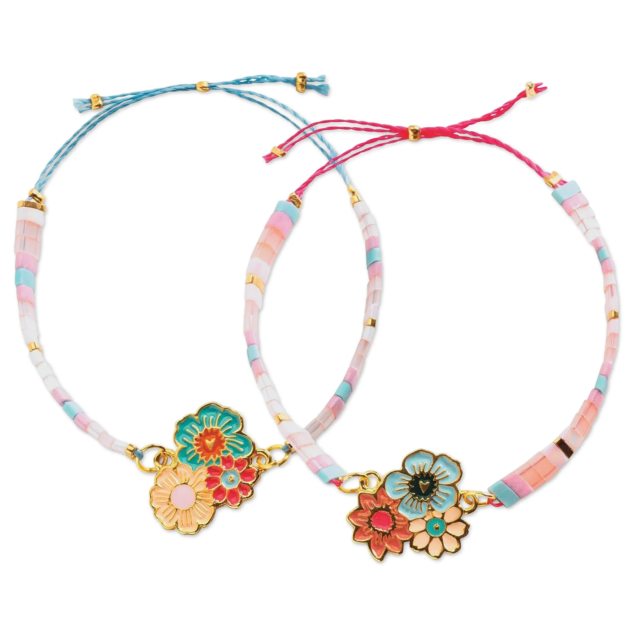 You & Me Bead Jewelry Kit - Tila and Flowers