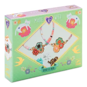 You & Me Bead Jewelry Kit - Tila and Flowers